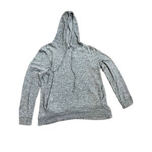 Anthropologie Saturday Sunday womens Heathered gray pullover hoodie size Small